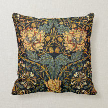William Morris Antique Honeysuckle Floral Pattern