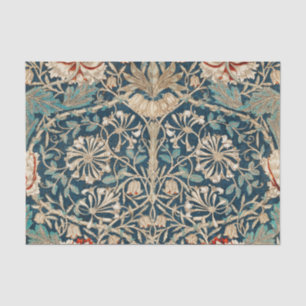 William Morris Antique Honeysuckle Floral Tissue Paper