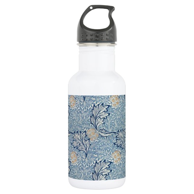 William Morris Apple Flower Floral Design 532 Ml Water Bottle (Front)