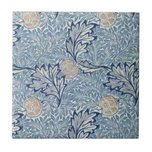 William Morris Apple Flower Floral Design Tile