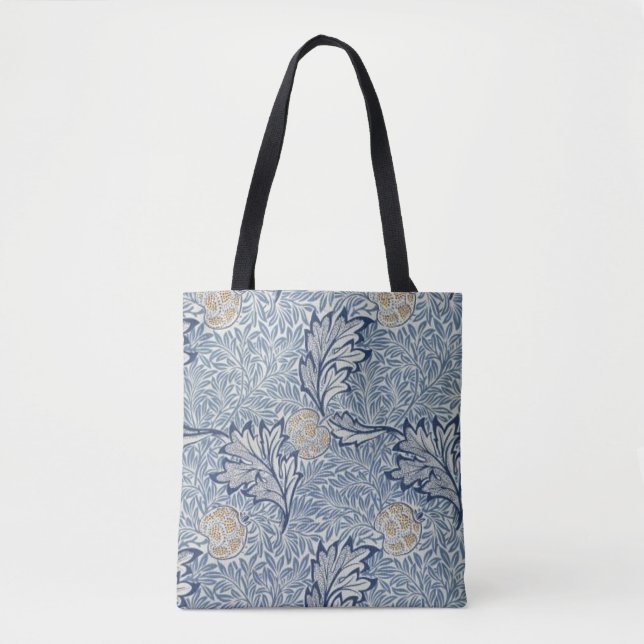 William Morris Apple Flower Floral Design Tote Bag (Front)