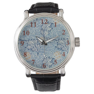 William Morris Apple Flower Floral Design Watch