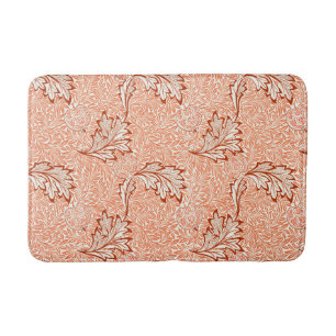 William Morris Apple Vintage Botanical Pattern Bath Mat