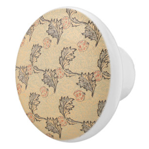 William * Morris Apples and Foliage Ceramic Knob