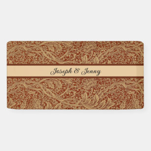 William Morris Arcadia Floral Garden Flower Classi Banner