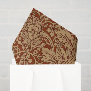 William Morris Arcadia Floral Garden Flower Classi Tissue Paper
