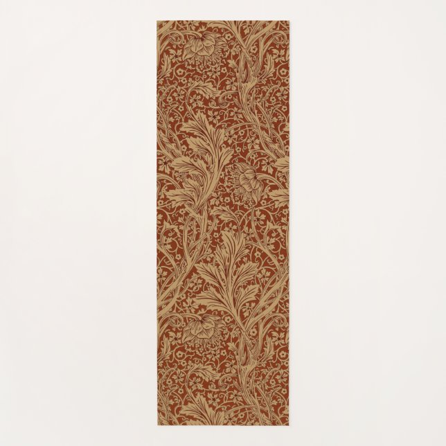 William Morris Arcadia Floral Garden Flower Classi Yoga Mat (Front)