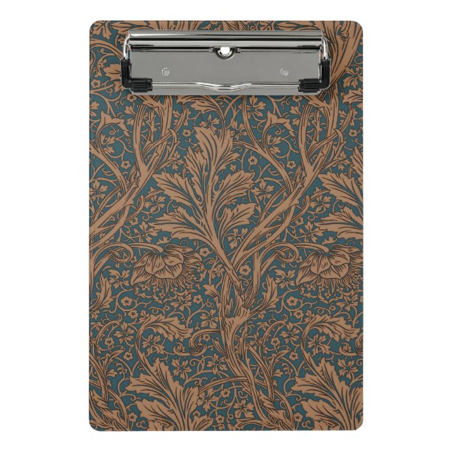 William Morris Arcadia Floral Pattern Classic Mini Clipboard (Front)