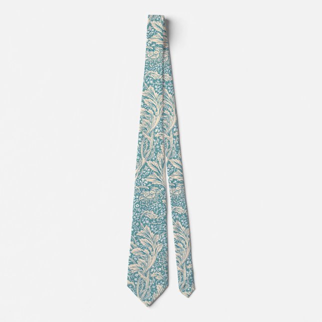 William Morris Arcadia Floral Pattern Tie (Front)