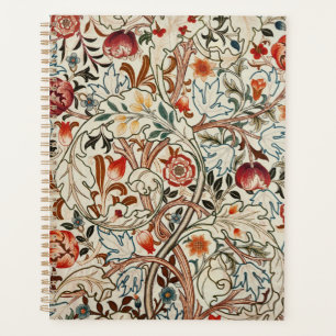 William Morris art floral planner 