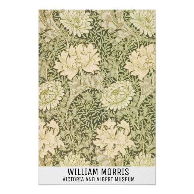 William Morris Art Floral Prints Exhibition Poster (Front)