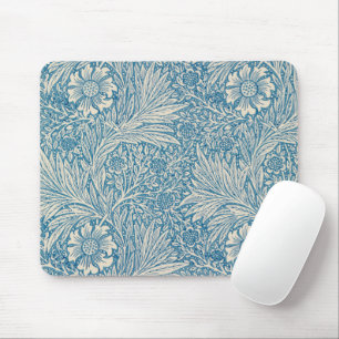 William Morris - Art Nouveau Blue Marigold Mouse Mat