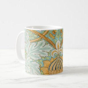 William morris art nouveau floral and foliage coffee mug