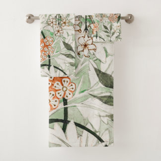 William Morris Art Nouveau Floral Bath Towels