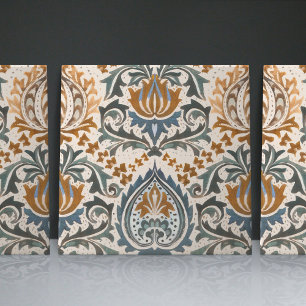 William Morris Art Nouveau Floral Victorian Repro Tile