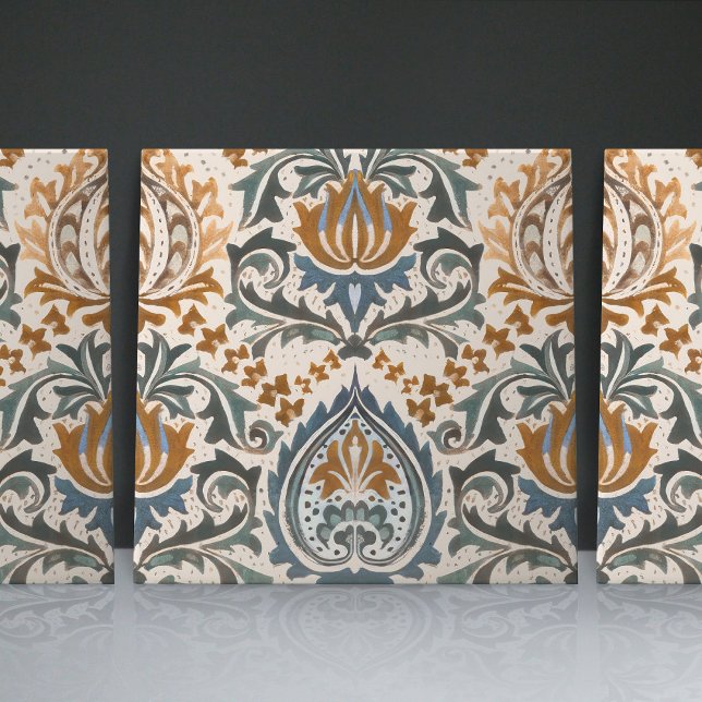 William Morris Art Nouveau Floral Victorian Repro Tile (Creator Uploaded)