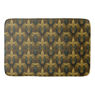 William Morris Art nouveau Golden Lily Vintage Bath Mat