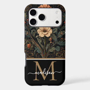 William Morris Art Nouveau Monogram floral  