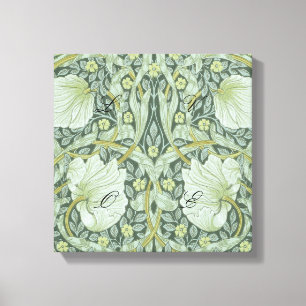 William Morris, Art nouveau pattern, beautiful art Canvas Print