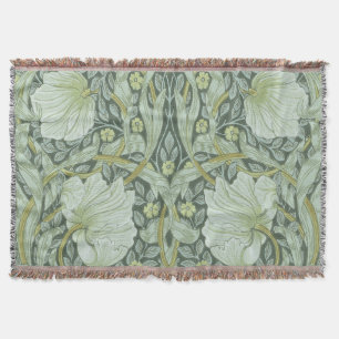William Morris, Art nouveau pattern, beautiful art Throw Blanket