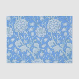 William Morris - Art Nouveau Wild Tulips - Blue Tissue Paper