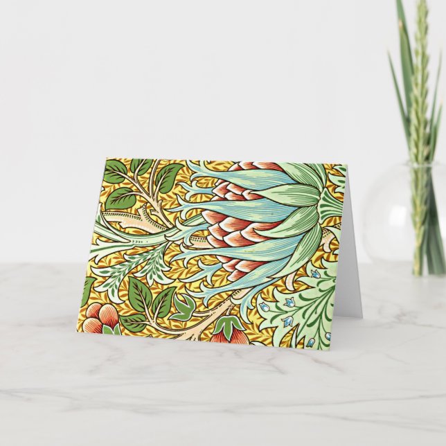 William Morris - Artichoke  Card (Front)