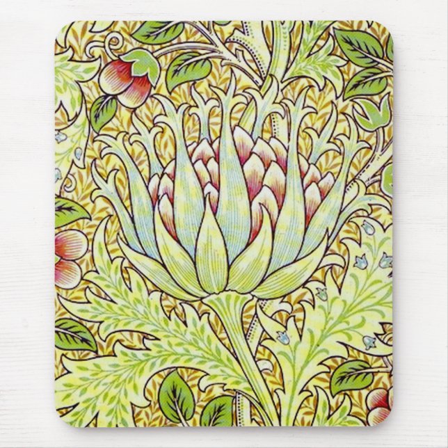 William Morris Artichoke Mouse Mat (Front)
