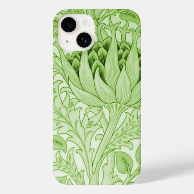 William Morris Artichoke Pale Green Case-Mate iPhone Case (Back)