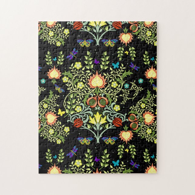 William Morris Arts And Crafts Pattern Jigsaw Puzzle (Vertical)