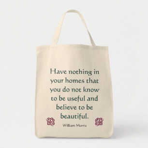 William Morris -Arts & Crafts Grocery Bag