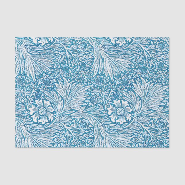 William Morris ARTS & CRAFTS TISSUE PAPER IN BLUE (Front)