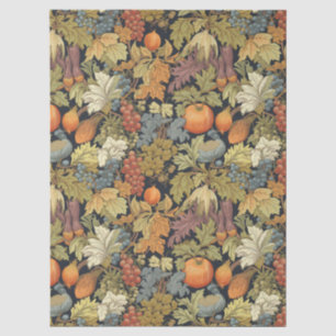 William Morris Autumn Leaf Pumpkins Vintage Turkey Tissue Paper