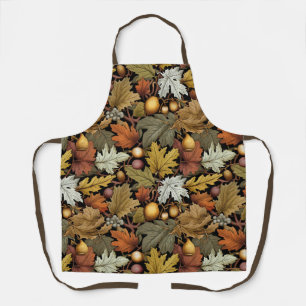 William Morris Autumn Leaves Autumn Thanksgiving Apron
