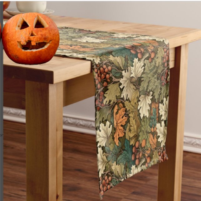 William Morris Autumn Leaves Medium Table Runner (William Morris Autumn Leaves table runner)