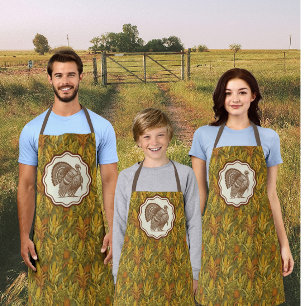 William Morris Autumn Turkey Corn Apron