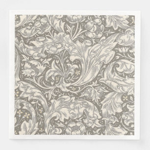William Morris Bachelor's Button antique damask Napkin