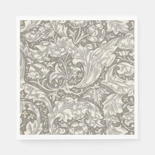 William Morris Bachelor's Button antique damask Napkin