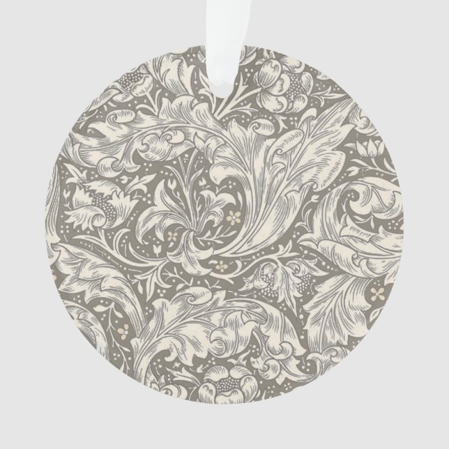 William Morris Bachelor's Button antique damask Ornament (Front)