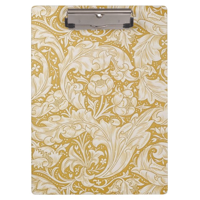 William Morris Bachelor's Button Flower Classic Clipboard (Front)