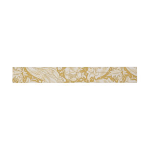 William Morris Bachelor's Button Flower Classic Invitation Belly Band