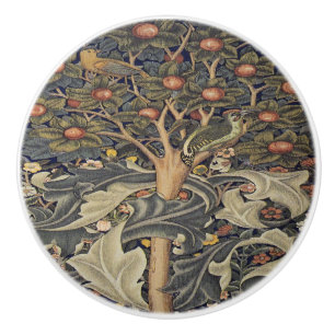 William Morris beautiful art nouveau work,William Ceramic Knob