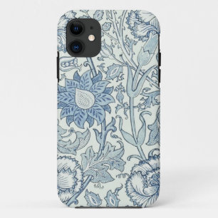 William Morris Beautiful floral pattern, blue,rose iPhone 11 Case