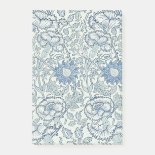 William Morris Beautiful floral pattern, blue,rose Post-it Notes