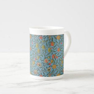 William Morris Beautiful Foliage Colorful Fruits Bone China Mug