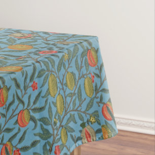 William Morris Beautiful Foliage Colorful Fruits Tablecloth