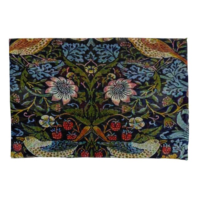 William Morris beautiful pattern, art nouveau, vin Pillowcase (Front)