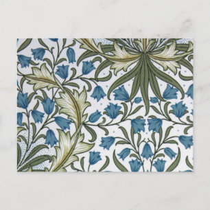 William Morris bell flower harebell Postcard