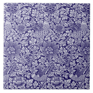 William Morris 'Bird and Anemone' in Blue Tile
