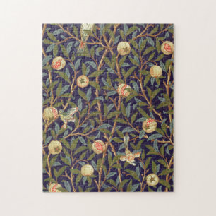 William Morris Bird And Pomegranate Jigsaw Puzzle