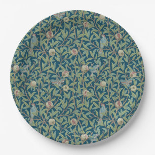 William Morris "Bird and Pomegranate"  Paper Plate
